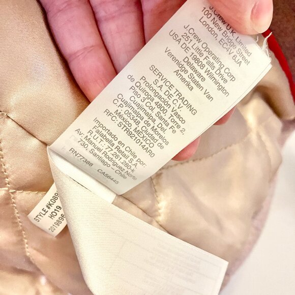 J Crew Nello Gori Purple Size 4 K0896 Lodge Coat Wool Blend - Preloved - Picture 7 of 16